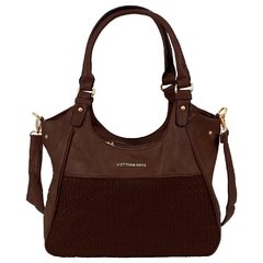 Bolsa Feminina em Couro PU Hobo Luxo com Texturas Em Alto Relevo e Com Tressê, Perfeita para Qualquer Ocasião - comprar online