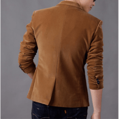 Blazer Masculino Casual de Veludo - LUKAHE - Moda e Acessórios