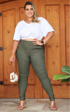 CALÇA EM ALFAIATARIA PLUS SIZE FEMININA