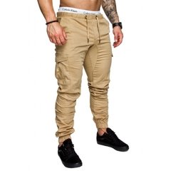 Calça Cargo Masculina Estilo Jogger de Sarja - comprar online