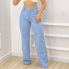 Calça Jeans Wide Leg Feminina