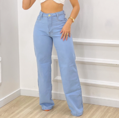 Calça Jeans Wide Leg Feminina