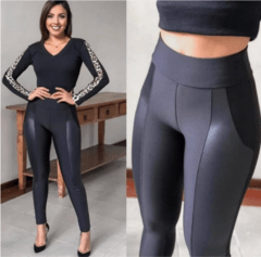 Calça Legging Flanelada Detalhe