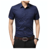 Camisa Social Masculina Manga Curta