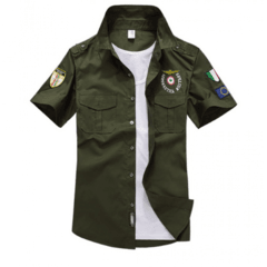 Camisa Militar Italiana Masculina