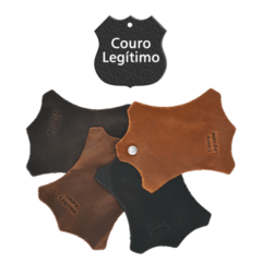 Imagem do Carteira Masculina Slim Pequena Luxo Couro Marrom