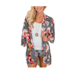 Kimono Feminino Estampado Floral