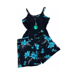 Conjunto Feminino Plus Size Floral Blusinha + Shorts - loja online