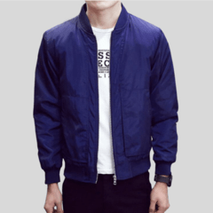 Jaqueta Bomber Masculina com Zíper - comprar online