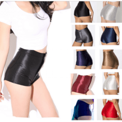 Shorts Feminino Disco Pants Metalizado - comprar online