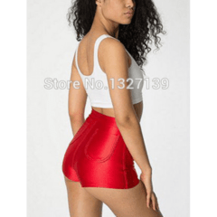 Shorts Feminino Disco Pants Metalizado - loja online