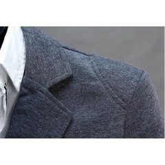 Blazer Casual de Moletom Masculino