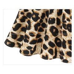 Vestido Com Estampa De Leopardo na internet