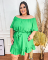 Vestido Plus Size Ciganinha Soltinho Ombro a Ombro