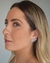 Ear Cuff Luxo Fileiras Cravejadas Ródio Branco na internet