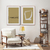 Composição com 2 Quadros Decorativos - Minimal ocre + White sun - comprar online