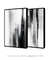 Composição com 2 Quadros Decorativos - Black & White Strokes 01 + 02 - loja online