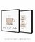 Imagem do Composição com 2 Quadros Decorativos - But First Coffee + Do What You Love - Quadrado