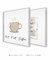 Composição com 2 Quadros Decorativos - But First Coffee + Do What You Love - Quadrado - Art Tonial - Quadros Decorativos