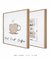 Composição com 2 Quadros Decorativos - But First Coffee + Do What You Love - Quadrado - loja online