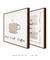 Composição com 2 Quadros Decorativos - But First Coffee + Do What You Love - Quadrado - comprar online