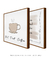 Composição com 2 Quadros Decorativos - But First Coffee + Do What You Love - Quadrado na internet