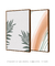 Composição com 2 Quadros Decorativos - Green Leaves + Herning - comprar online