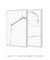 Composição com 2 Quadros Decorativos - Minimal Black Lines 01 + 02 - Art Tonial - Quadros Decorativos