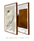 Imagem do Composição com 2 Quadros Decorativos - Nordic 05 + Brown abstract 01