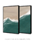Composição com 2 Quadros Decorativos - Ocean from above No. 01 + 02 - comprar online