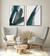 Composição Com 2 Quadros Decorativos - Saudade + Kells Green - loja online