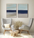 Composição com 2 Quadros Decorativos - Sea 01 + Sea 02