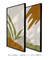 Composição com 2 Quadros Decorativos - Tropical day No. 01 + 02 - Art Tonial - Quadros Decorativos