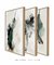 Composição com 3 Quadros Decorativos - Green Abstract 02 + 01 + 03 - loja online
