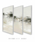 Composição com 3 Quadros Decorativos - Neutral Acrylic No. 04 + 02 + 03 - Art Tonial - Quadros Decorativos