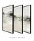 Composição com 3 Quadros Decorativos - Neutral Acrylic No. 04 + 02 + 03 - Art Tonial - Quadros Decorativos