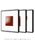 Composição com 3 Quadros Decorativos - Red Square 03 + 02 + 01 na internet