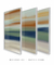 Composição com 3 Quadros Decorativos - Sea & Sunshine No. 01 + 02 + 03 - loja online