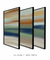 Composição com 3 Quadros Decorativos - Sea & Sunshine No. 01 + 02 + 03 - Art Tonial - Quadros Decorativos