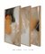 Composição com 3 Quadros Decorativos - The Orange 01 + 02 + 03 - Art Tonial - Quadros Decorativos
