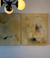 Dupla de Telas Originais pintadas à mão - Yellow Symphony 01 + 02 - 70x90 cm (Moldura Inclusa) na internet