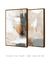 Composição com 2 Quadros Decorativos - Medida 70x90 em Canvas (tela) com Moldura - Arte: Fondness 01 + 03 - loja online