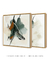 Composição com 2 Quadros Decorativos - Medida 80x80 em Canvas (tela) com Moldura - Artes: Green abstract 04 + 02 - comprar online