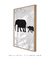 Quadro Decorativo - Elefantes - comprar online