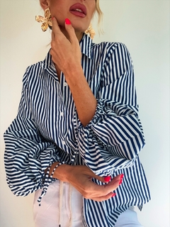 Camisa• HAPPINESS blue• - tienda online