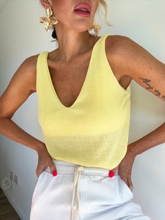 Musculosa wafle• NEREA yellow• on internet