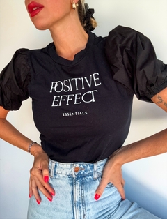 Remera• POSITIVE black• - buy online