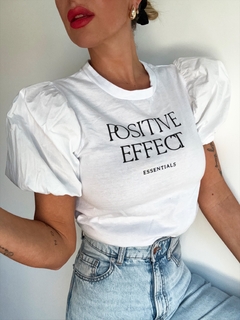 Remera• POSITIVE white•