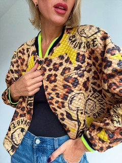 Imagen de Jacket• REBECCA print gold•