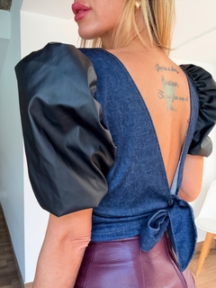 Blusa• MAITE blue• - LA TIENDA by Me!